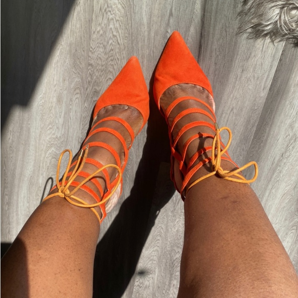 Orange Heels-